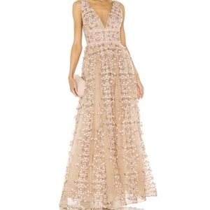 Bronx and Banco Megan Maxi dress in Rose